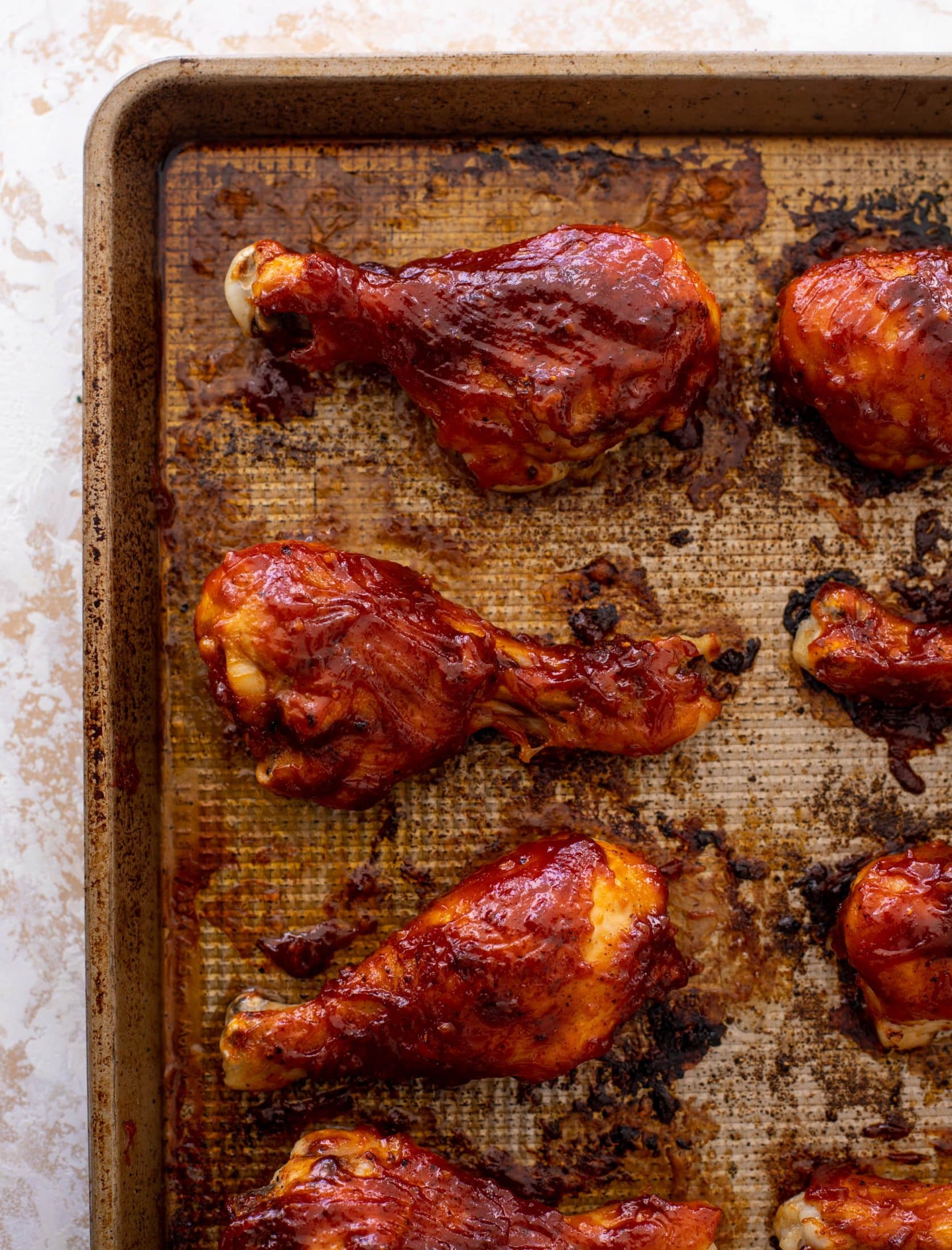 baked BBQ chicken drumsticks