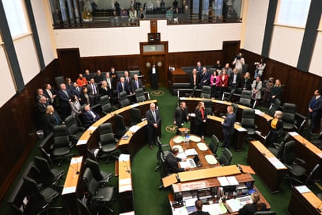 Tasmania's House of Assembly votes on the no-confidence motion against Jeremy Rockliff