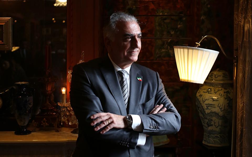 Reza Pahlavi Shah, the exiled crown prince of Iran