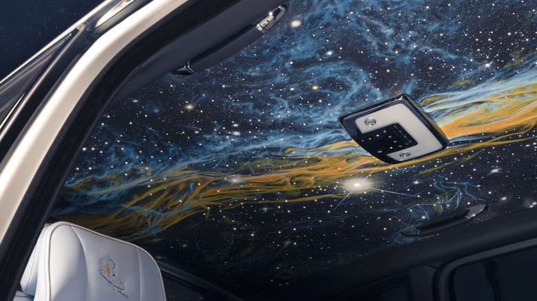 Headliner of the Rolls-Royce Cullinan Cosmos