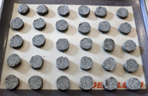 Black Sesame Sablés (pre-baking)