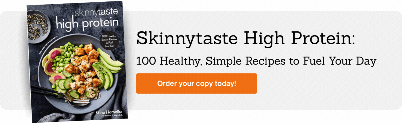 Skinnytaste High Protein cookbook protein