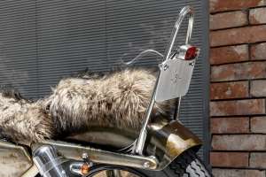 Harley Sportster chopper by 2LOUD Custom for Taiwanese pop star Yellow