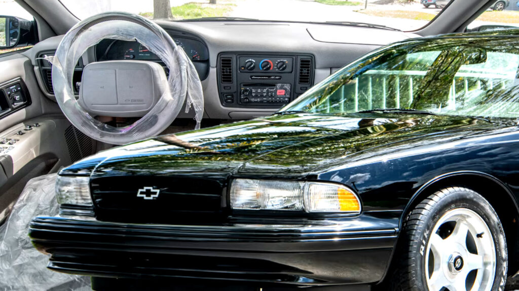  You Can Buy An Untouched 1996 Impala SS Still Wrapped In Plastic
