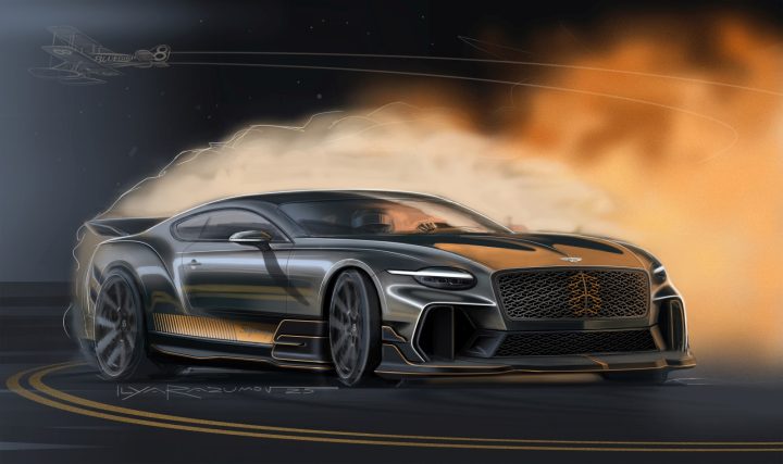 Bentley Supersports Design Sketch Render