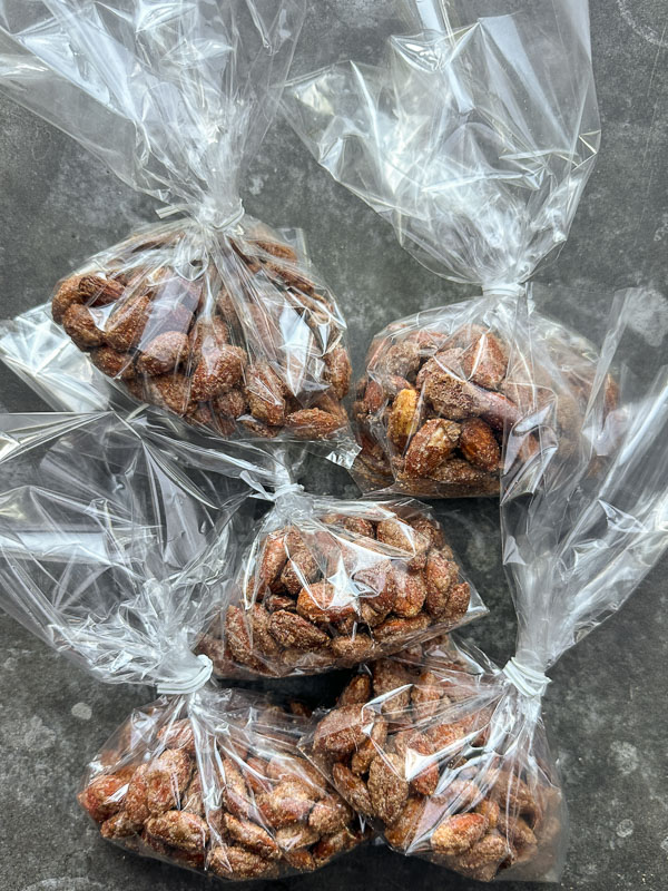 These easy cinnamon sugar almonds are crunchy, sweet, and made with simple pantry ingredients. Roasted low and slow in the oven, they’re perfect for snacking, gifting, or adding to a holiday spread. A cozy homemade treat you’ll want to make on repeat.