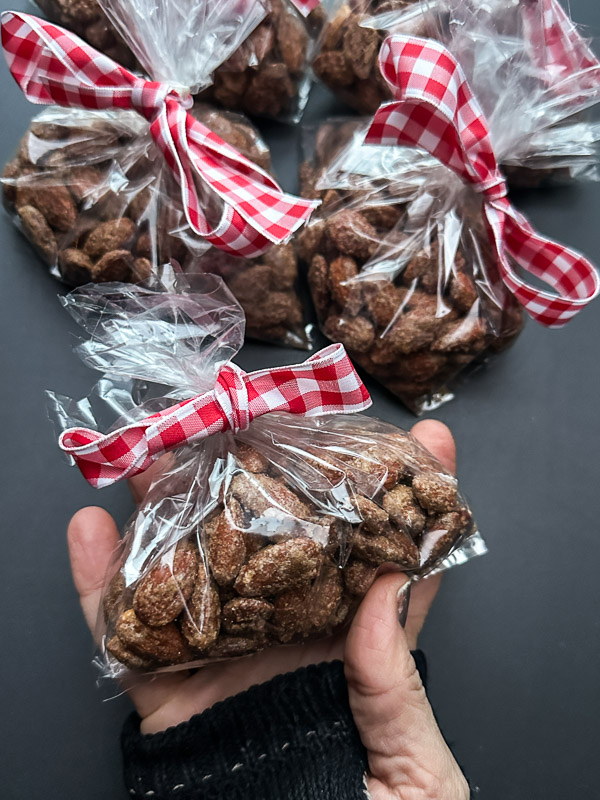 These easy cinnamon sugar almonds are crunchy, sweet, and made with simple pantry ingredients. Roasted low and slow in the oven, they’re perfect for snacking, gifting, or adding to a holiday spread. A cozy homemade treat you’ll want to make on repeat.